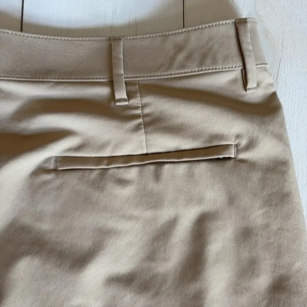 Banana Republic Pants Mens 38x29 Beige Microfiber Chino Straight Leg Casual